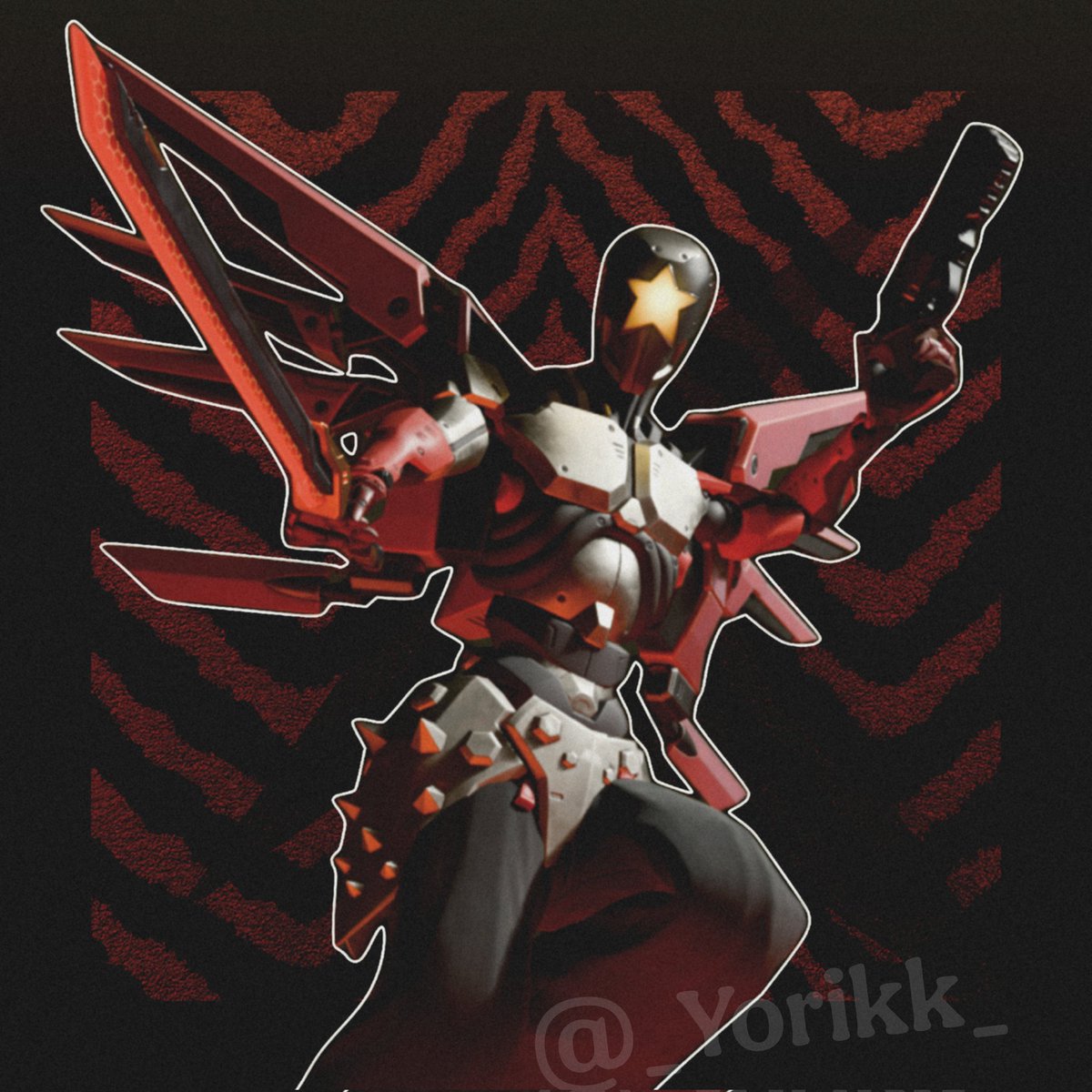 _Yorikk_'s tweet photo. Again with new render
#StarAssassin #Blender #Fortnite #FortniteArt https://t.co/npp0H9dABE