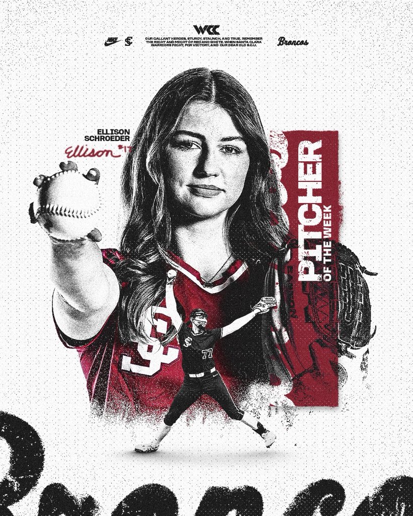 Santa Clara Softball tweet media