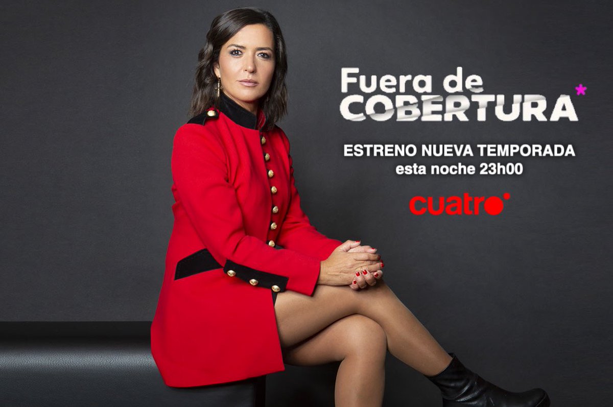 ⭐️GRAN ESTRENO⭐️ | <a href="/FueraCober/">Fuera de cobertura</a> esta noche a las 23.00h NUEVA TEMPORADA en <a href="/cuatro/">Cuatro</a> con <a href="/_aleandrade_/">Alejandra  Andrade</a> ¡No te lo pierdas! 

#FueraDeCobertura 🎥