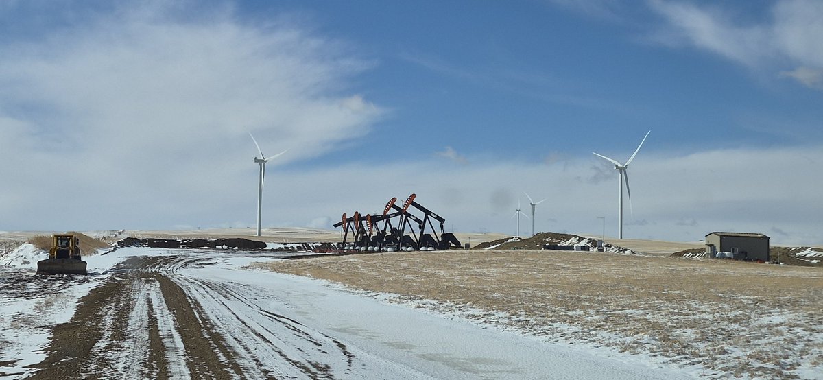 happy__beef's tweet photo. Didn't know there's this much oil in this county #pumpjack #oil #Alberta https://t.co/OTO6I5uFBy