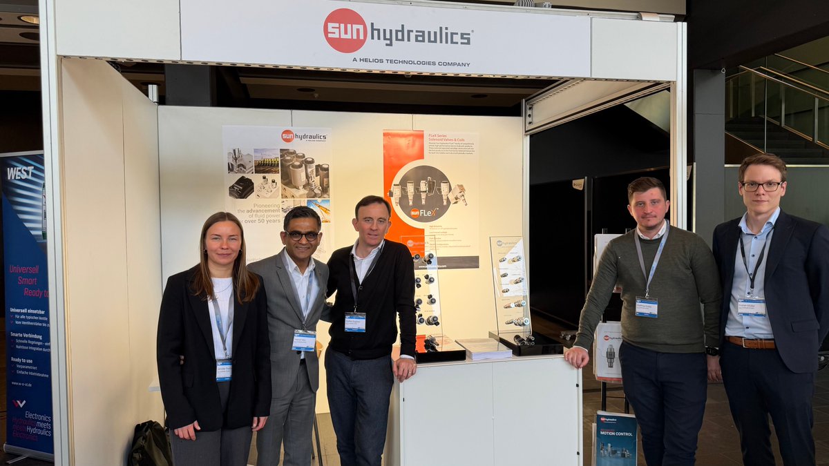 Sun Hydraulics is attending the 15th IFK – International Fluid Power Conference, organized by ifas at RWTH Aachen University.

Meet at the Eurogress Aachen, where Owen Both is presenting some of our most innovative Sun Hydraulics solutions.

 📅 9–11 March 2026