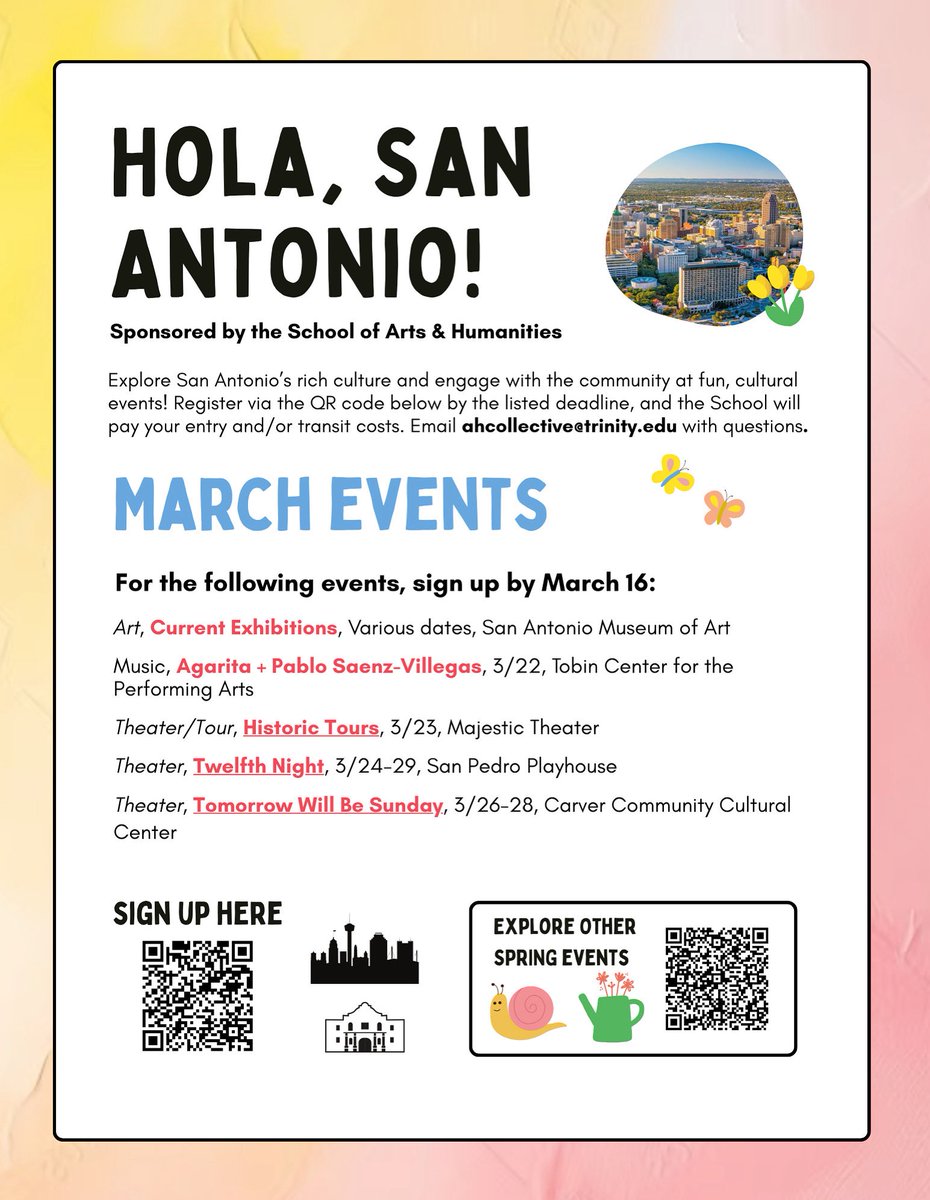 Trinity University Humanities Collective tweet media