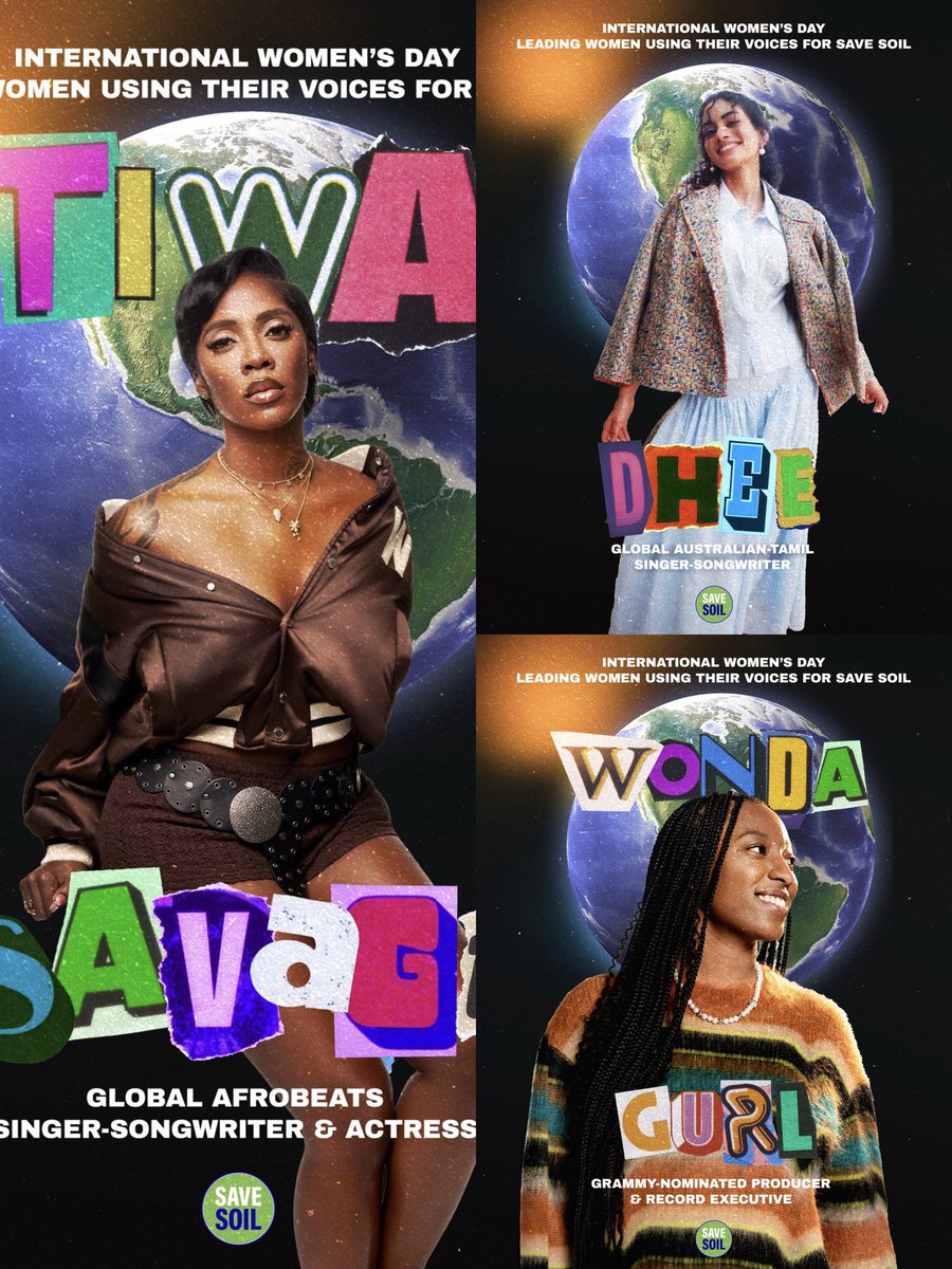 GabriellaCadei's tweet image. Music is a force of nature. 🎶 Amazing to see incredible artists like @WondaGurl, @TiwaSavage, and @TalkToDhee coming together to protect our land. The future is conscious. 🌱✨ 

Listen to Ancient Seed: monkmusic.link/ancientseed

#SaveSoil #ConsciousPlanet