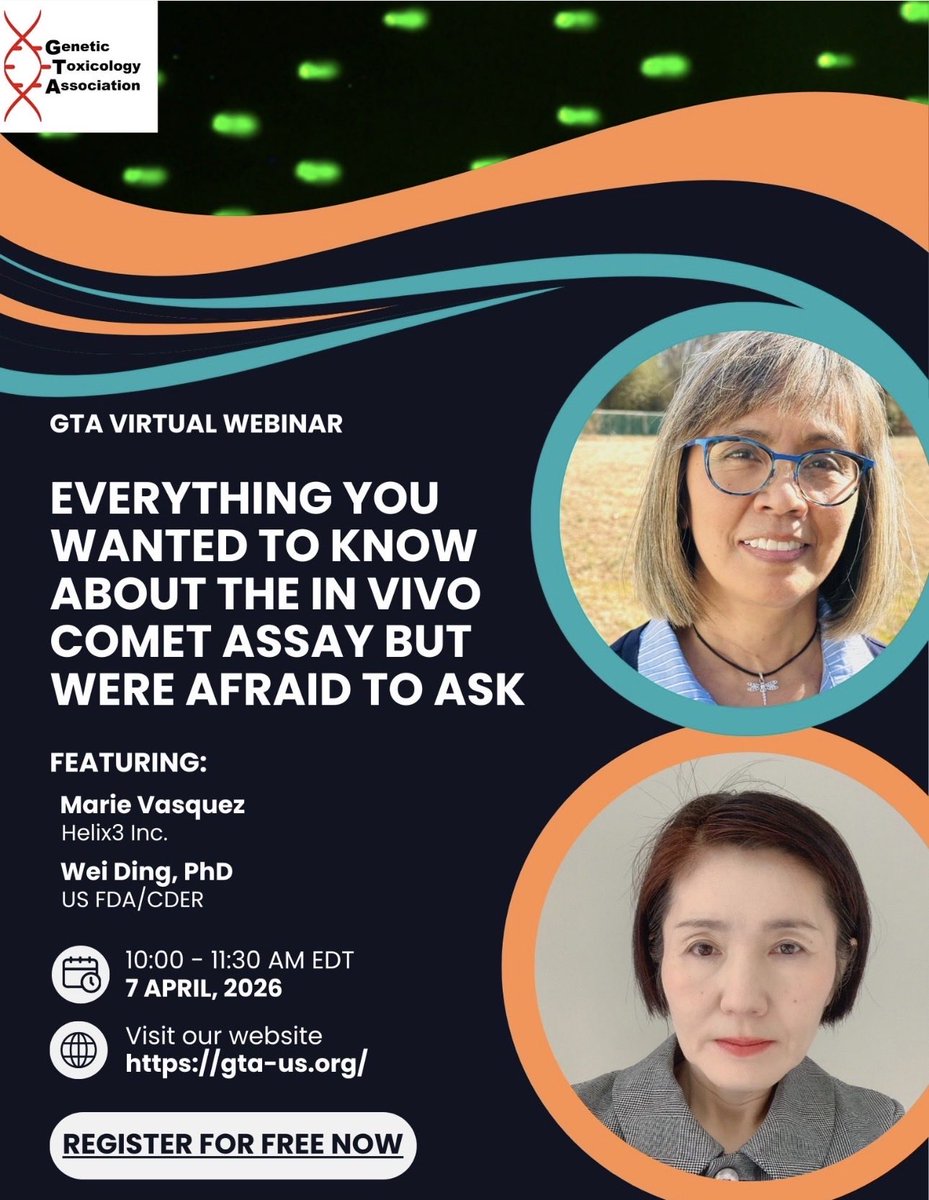 Genetic Toxicology Association (GTA) tweet media
