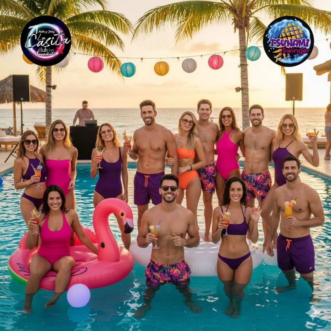 Cuando la música sube… la fiesta en la piscina comienza. 🔥