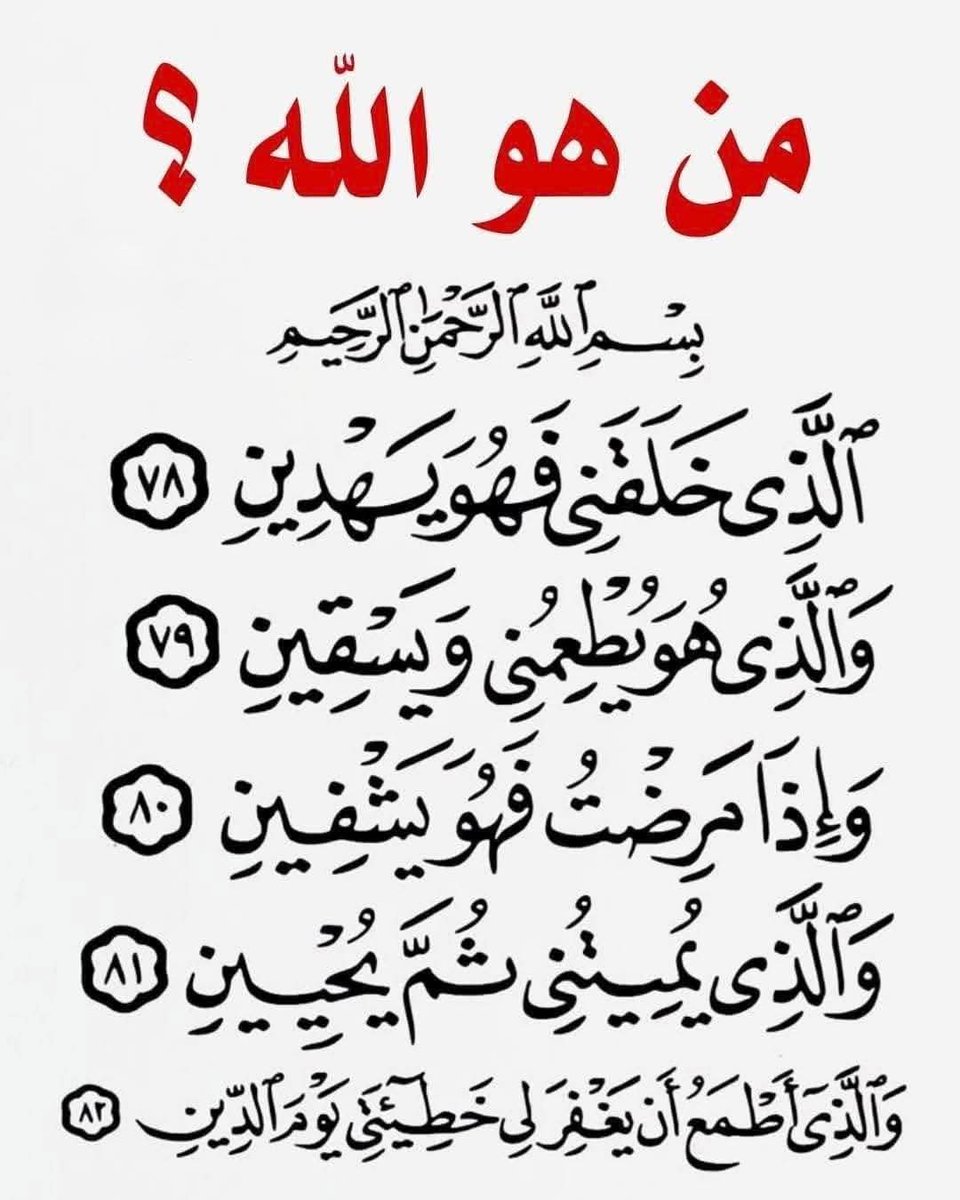 مَنْ هُوَ اللَّهُ...؟