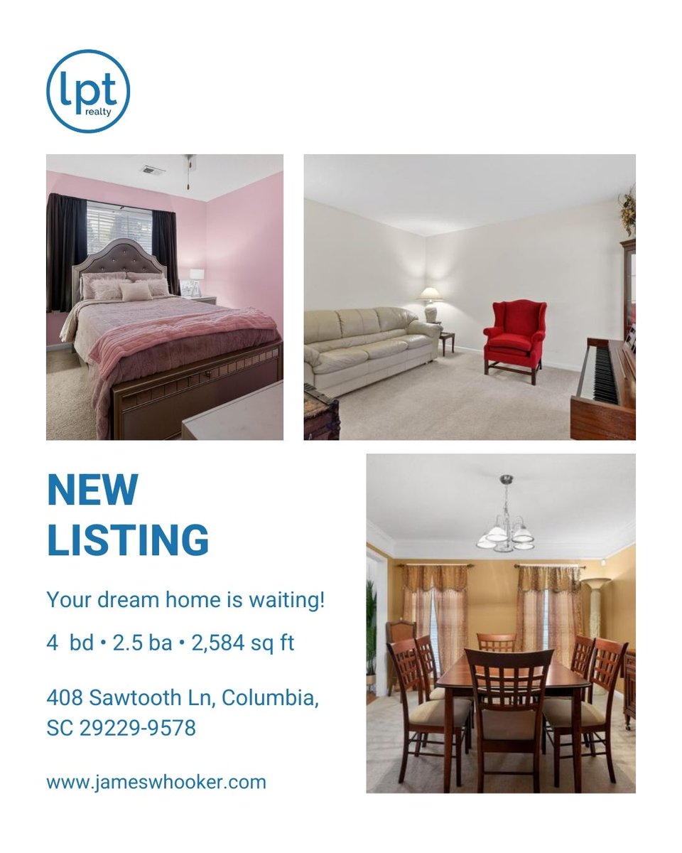 jameswhooker's tweet photo. 📷 New Homes Available in South Carolina! 📷
Ready to see which home is your perfect fit?
📷 DM “INFO” and let’s get your dream home today!
#newlisting #newlistingalert #SCHomes #SCRealEstate #DreamHome #MoveToSC #SouthCarolinaLiving #MidlandsSC #ColumbiaSC #buyinghome https://t.co/Z5LIwsYDHc