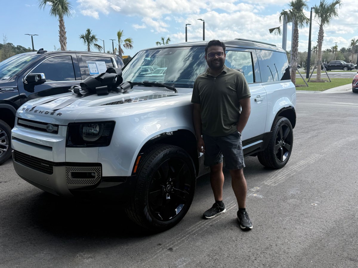 FieldsAuto's tweet image. Congrats to Mrugesh P. on the new 2023 Defender from Fields Pre-Owned &amp;amp; Mercedes-Benz Service Center St. Augustine! Big thanks to Sales Advisor, Kelly Rock, for an exceptional experience. | #FieldsPreOwned #StAugustine #Florida #Defender #SUVLife #CarTwitter #FieldsFamily