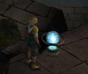 i was rewatching the opening for ffx and i just now realized the save point is a mini blitzball stadium