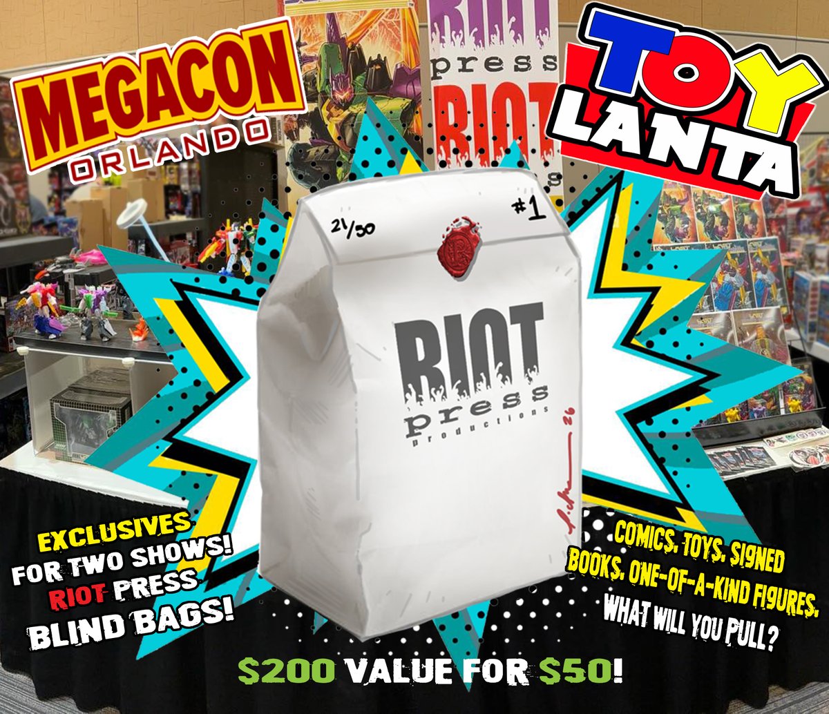 Patrick Thomas Parnell- Riot Press Comics & Toys! tweet media