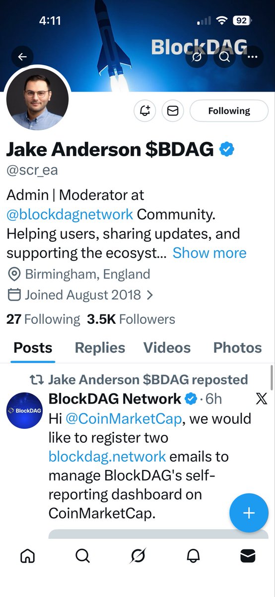 PrebleJ78024's tweet photo. @jdjnvkfkdkcncn @blockdagnetwork This guy is a fraud he will take your coins https://t.co/RedZjIGdSa