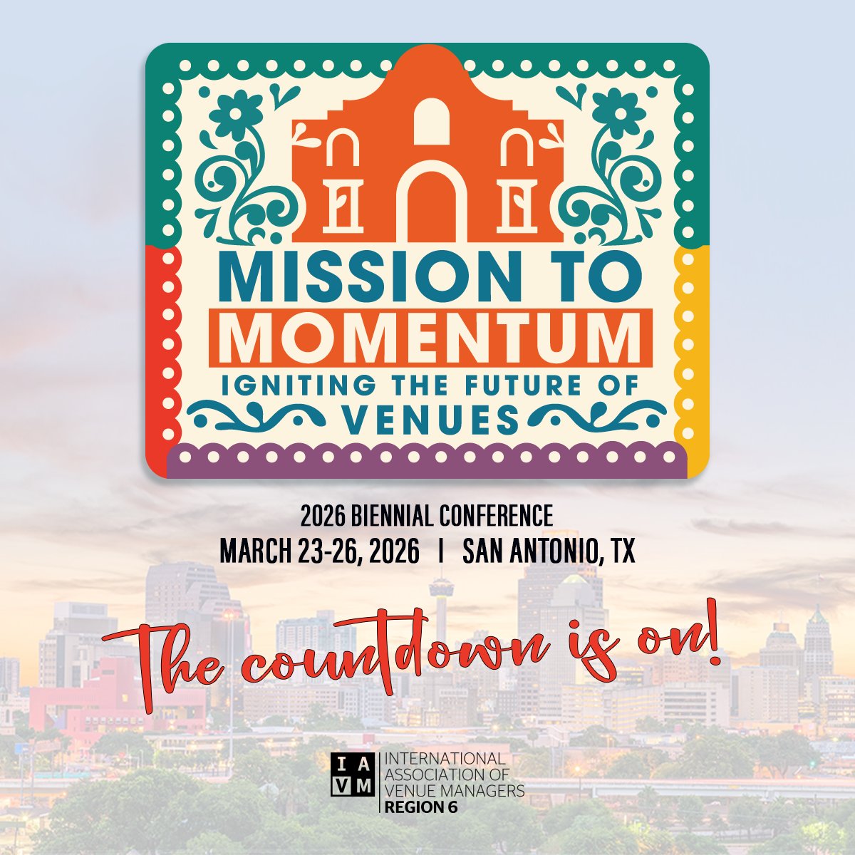IAVMRegion6's tweet photo. ⚠️ Two week warning! ⚠️

Don't miss out on Region 6's Biennial Conference! Advanced registration closes on Monday, March 16 and the conference kicks off the evening of March 23. Visit https://t.co/afDFZYnPat for the deets and make sure you register today! https://t.co/5sWxinUwIv