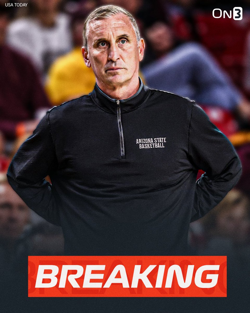 On3's tweet image. BREAKING: Arizona State is expected to part ways with head basketball coach Bobby Hurley at the end of the season, @PeteNakos confirms.

on3.com/news/arizona-s…
