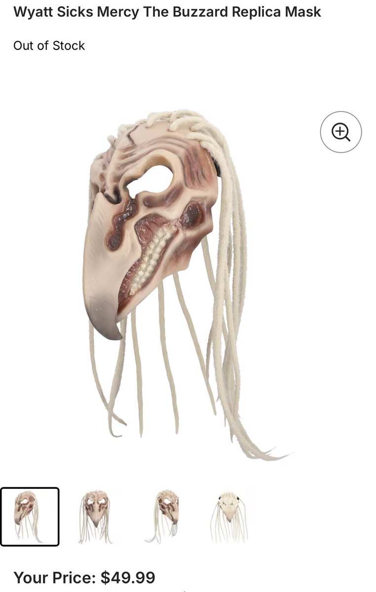 RealNathan13's tweet photo. Hey @WWEShop , any chance the replica masks will be coming back in stock soon? Been waiting to grab one and hoping for a restock soon! https://t.co/kGCHyc0oy4