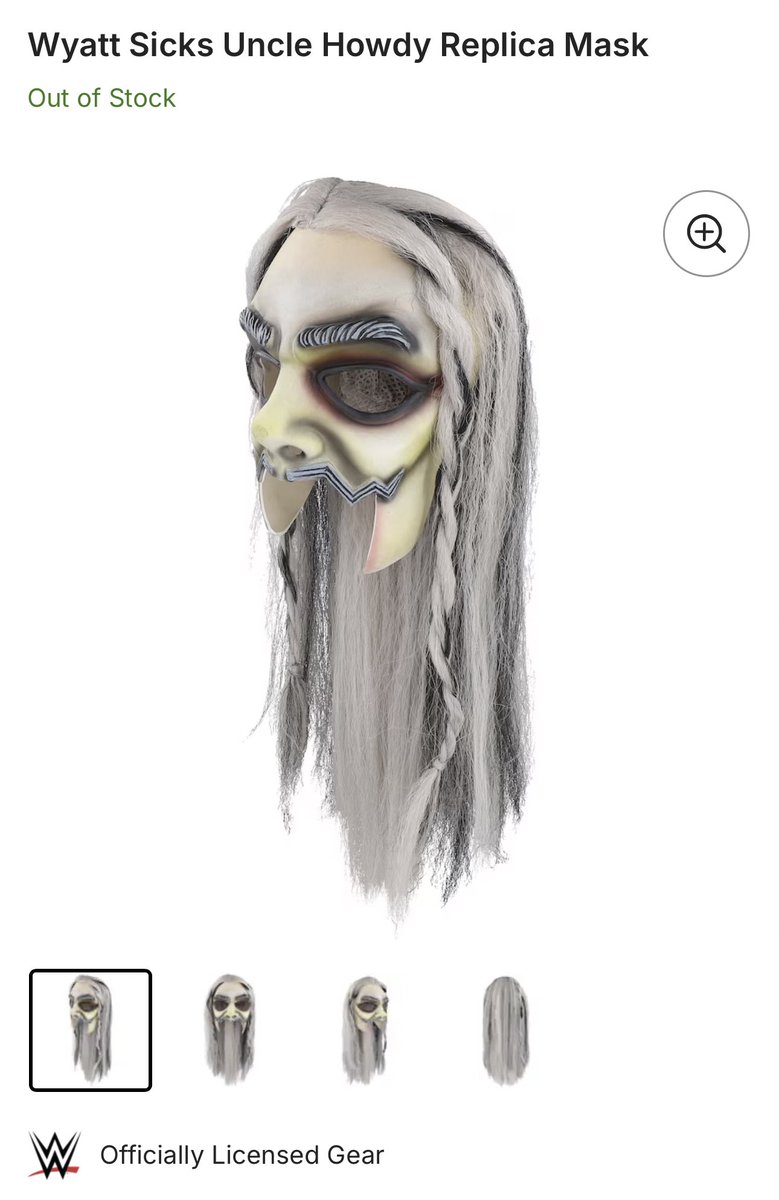 RealNathan13's tweet photo. Hey @WWEShop , any chance the replica masks will be coming back in stock soon? Been waiting to grab one and hoping for a restock soon! https://t.co/kGCHyc0oy4