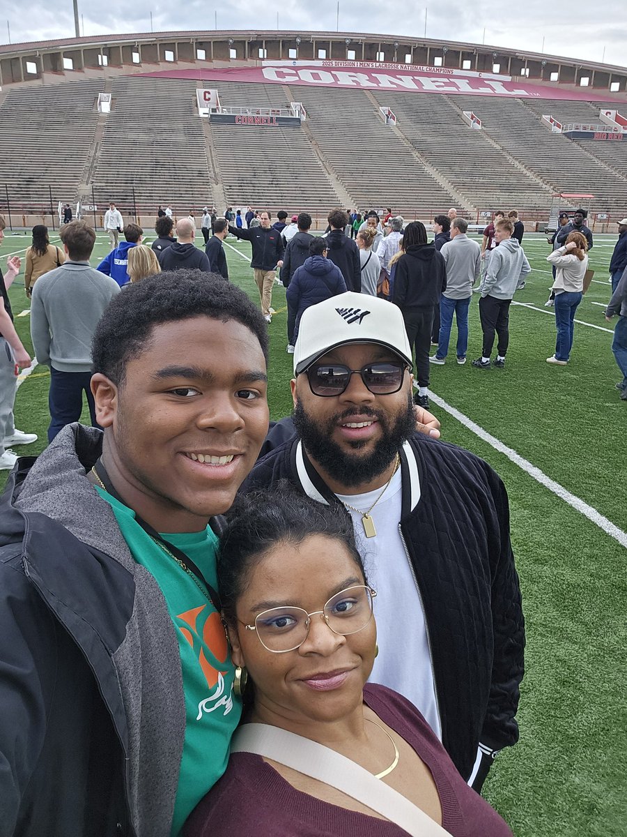 Thanks to <a href="/Coach_Hatcher20/">Mike Hatcher</a> and <a href="/BigRed_Football/">Cornell Football</a> for inviting me up to see the great program and beautiful campus. Loved every moment!