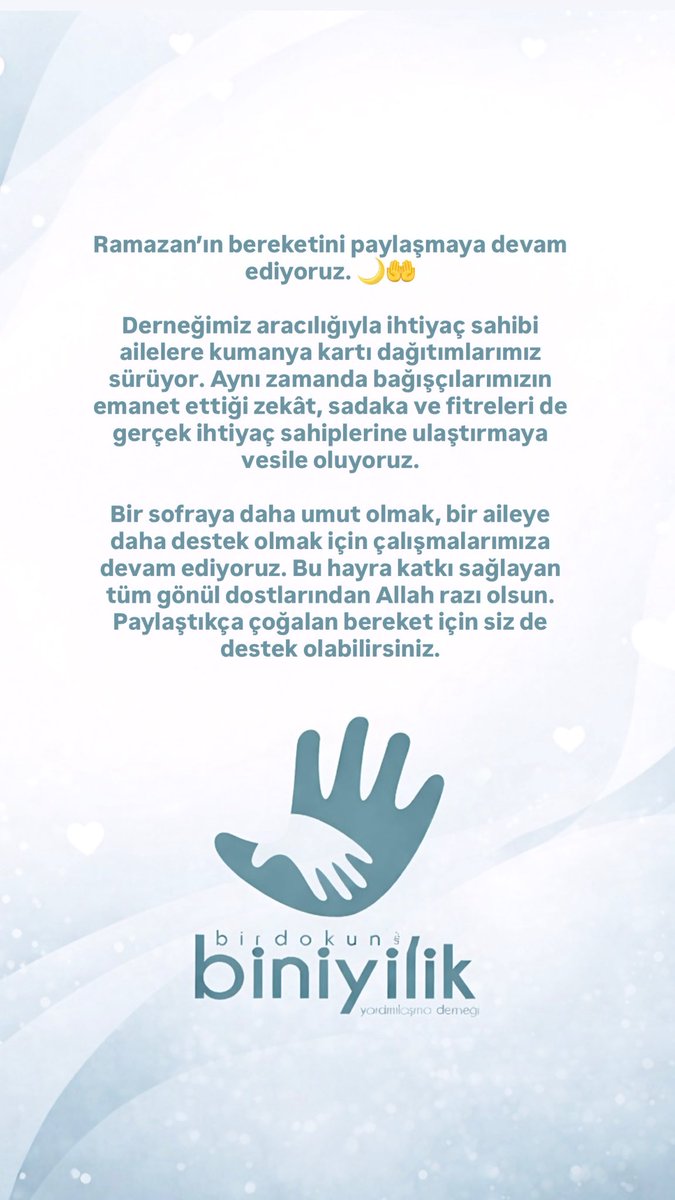 biniyilik's tweet photo. Bir kart, bir sofra, bir dua… Kart dağıtımlarımız aralıksız devam ediyor. Allah hayır sahiplerinden razı olsun. https://t.co/ZiBm8pszDf