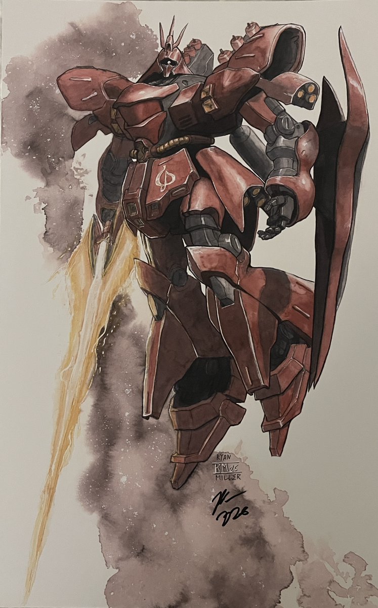 RaphaelComet's tweet photo. Thank you for the cool Tallgeese, Sazabi, and Seekers prints! Got these from Ryan Miller at #EmeraldCityComicCon 2026. https://t.co/HfdHv1AAB7