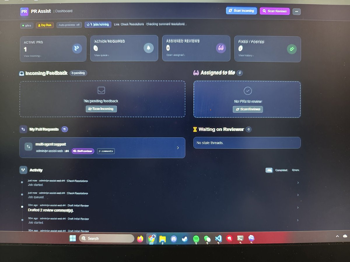 MeepManager's tweet photo. @claudeai Too lazy to go on my laptop for a screenshot but literally what I'm making too 😭😭😭 using my own app for review itself https://t.co/u2hH8YiLH7