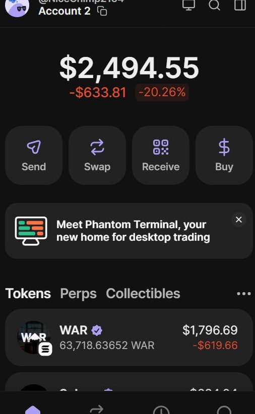 rollbama3's tweet photo. @waronusd1 I only got that much in $WAR. How much did you get? https://t.co/F2dWNFpm0i