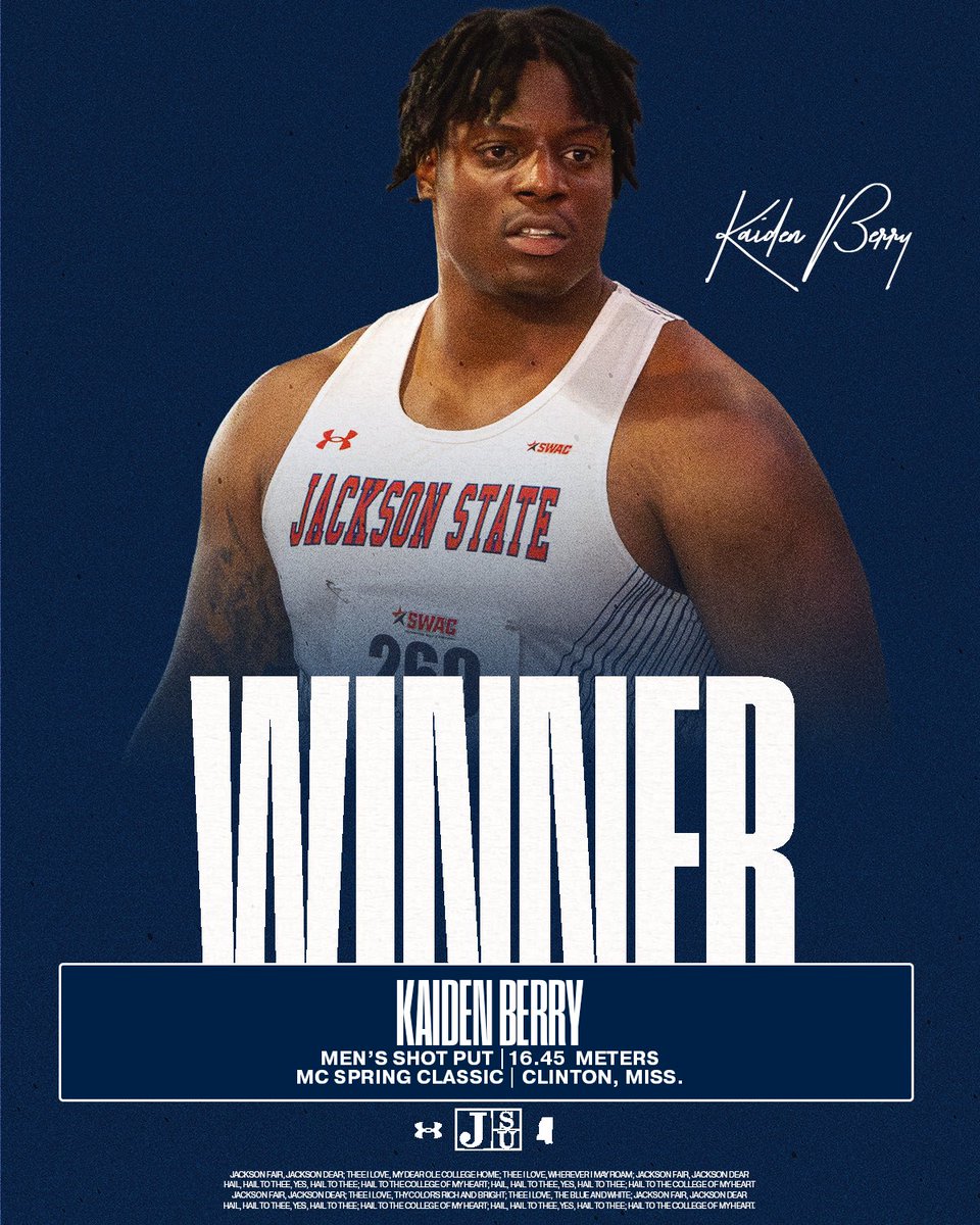 Jackson State XC | Track and Field tweet media