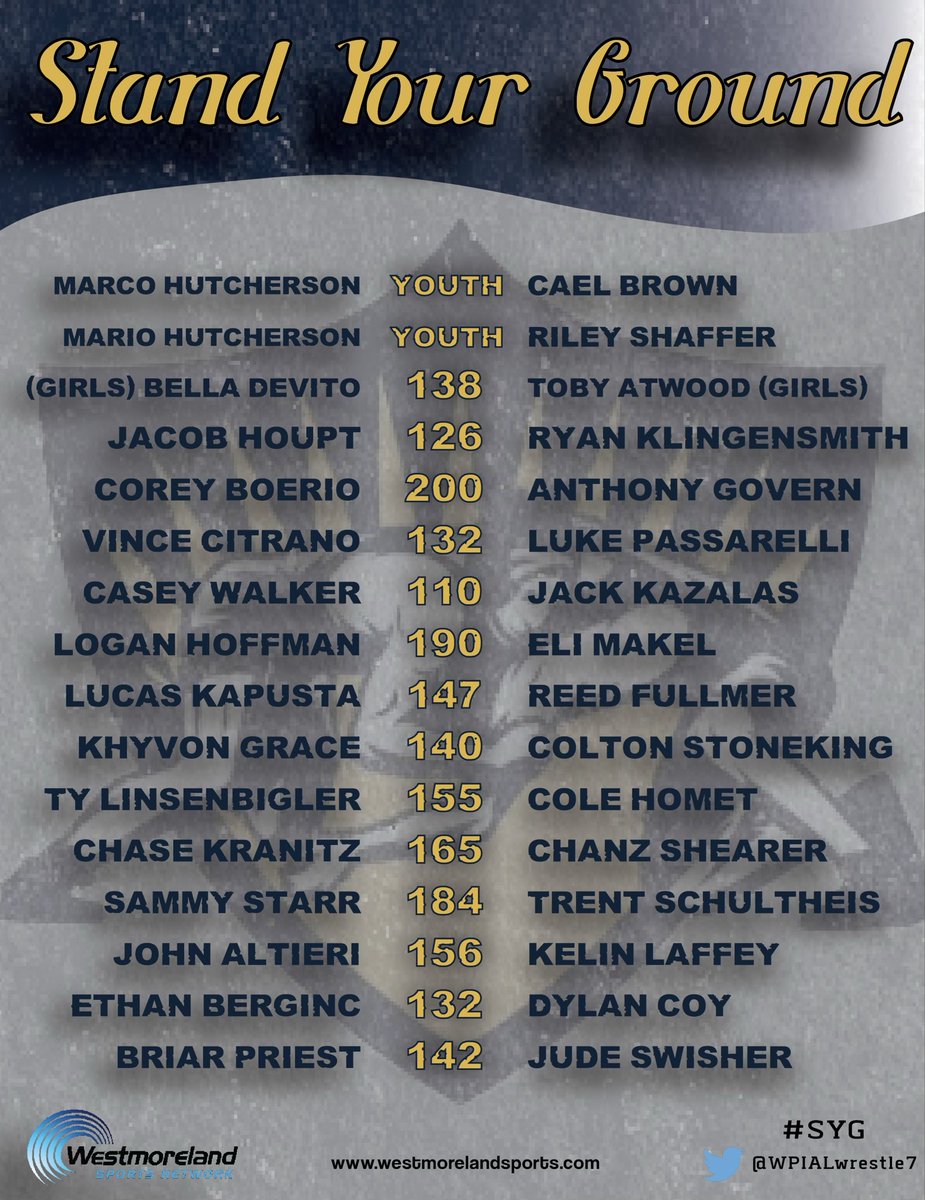 The WPIAL Wrestling tweet media