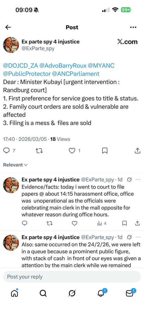 ExParte_spy's tweet photo. Someone out there is working over time to ensure that my account is blocked and reported. In the next 24 hours I will post evidence, until Justice is served
 #Iadvocateforinjustice. https://t.co/mx0M5XCcG6