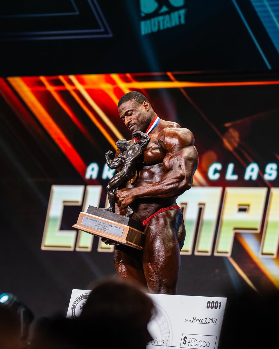 FITNESSANDBODY3's tweet photo. “2026 Arnold Classic Open Bodybuilding Results”: IFBB Pro Andrew Jacked Beats Nick Walker And Wins “The 2026 Arnold Classic” 

https://t.co/5qDnhxnJrI https://t.co/OiP6DXhf7n