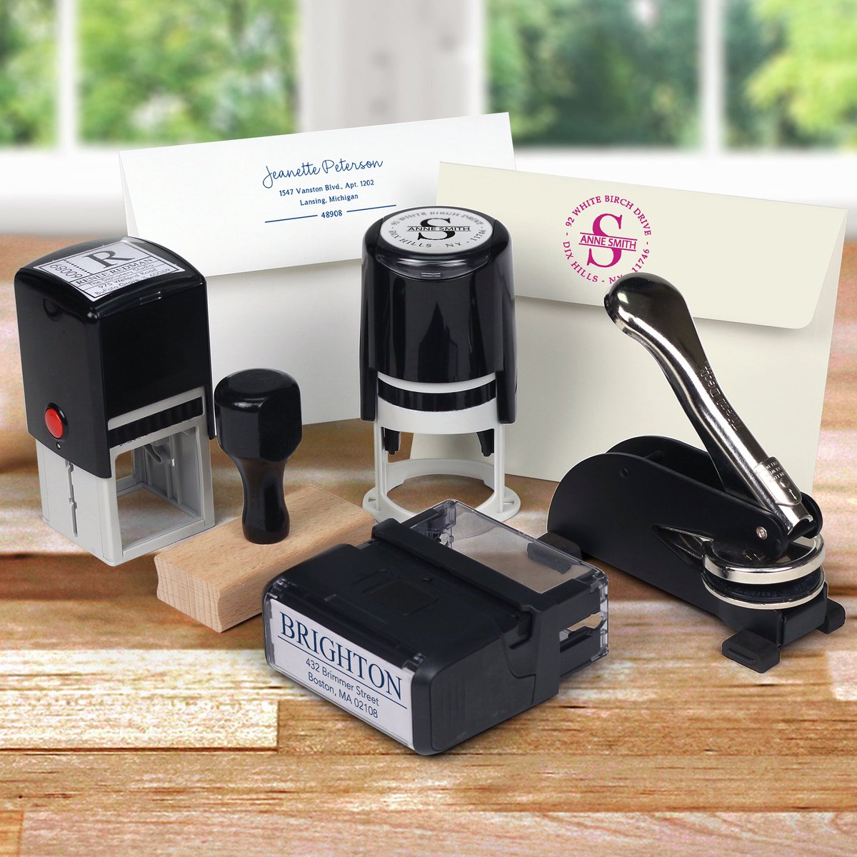 Make a BIG impression with personalized stamps &amp; embossers. Save up to 38% off. Limited time offer. Shop now 🛒: tinyurl.com/mpnkbcyu