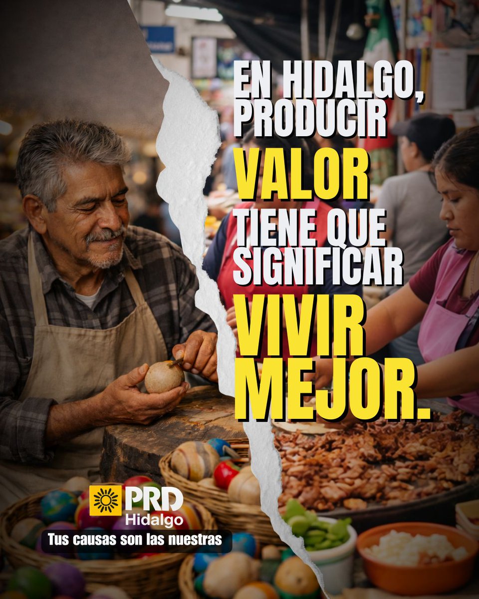 _PRD_HIDALGO's tweet photo. A nuestra gente de Hidalgo le sobra talento y ganas de salir adelante.☀️
#PRDHidalgo #TusCausasSonLasNuestras #EconomíaLocal #TalentoHidalguense #HidalgoTrabaja #JusticiaSocial https://t.co/DmMWyAwO0C