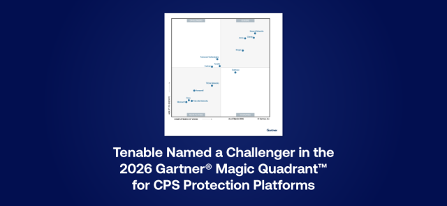 Maxamus5's tweet photo. Tenable has been named a Challenger in the 2026 Gartner® Magic Quadrant™ for CPS Protection Platforms! Find out why we believe Tenable OT Security offers the most complete view of cyber exposure necessary to secure your #criticalinfrastructure. https://t.co/cGbM8MesCg https://t.co/6hxzi4dA8E