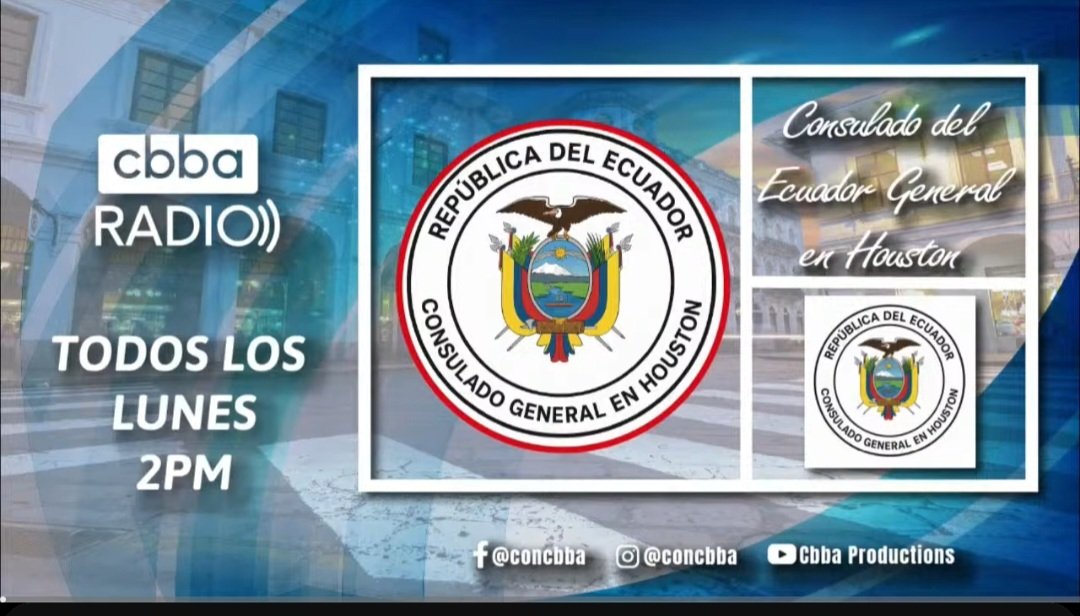 CECUHOUSTON's tweet photo. 📻 #HOY | No te pierdas una edición muy emotiva de Ecuador Contigo por CBBA Radio
🇪🇨 Conversaremos con Paola y Willie Muñoz Tamayo hijos de nuestra inolvidable Paulina Tamayo. Además nos acompañarán Andrea Moya y su hija Mandy, para hablarnos de la exposición de pintura infatil: https://t.co/G5RtKk2DNV