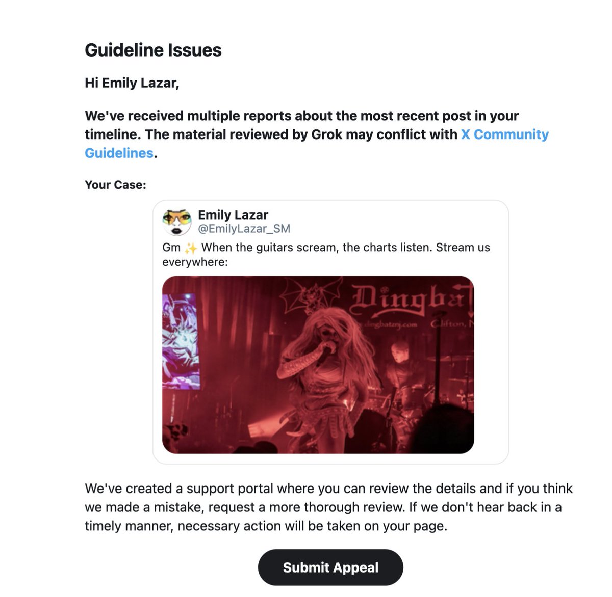 Emily Lazar tweet media