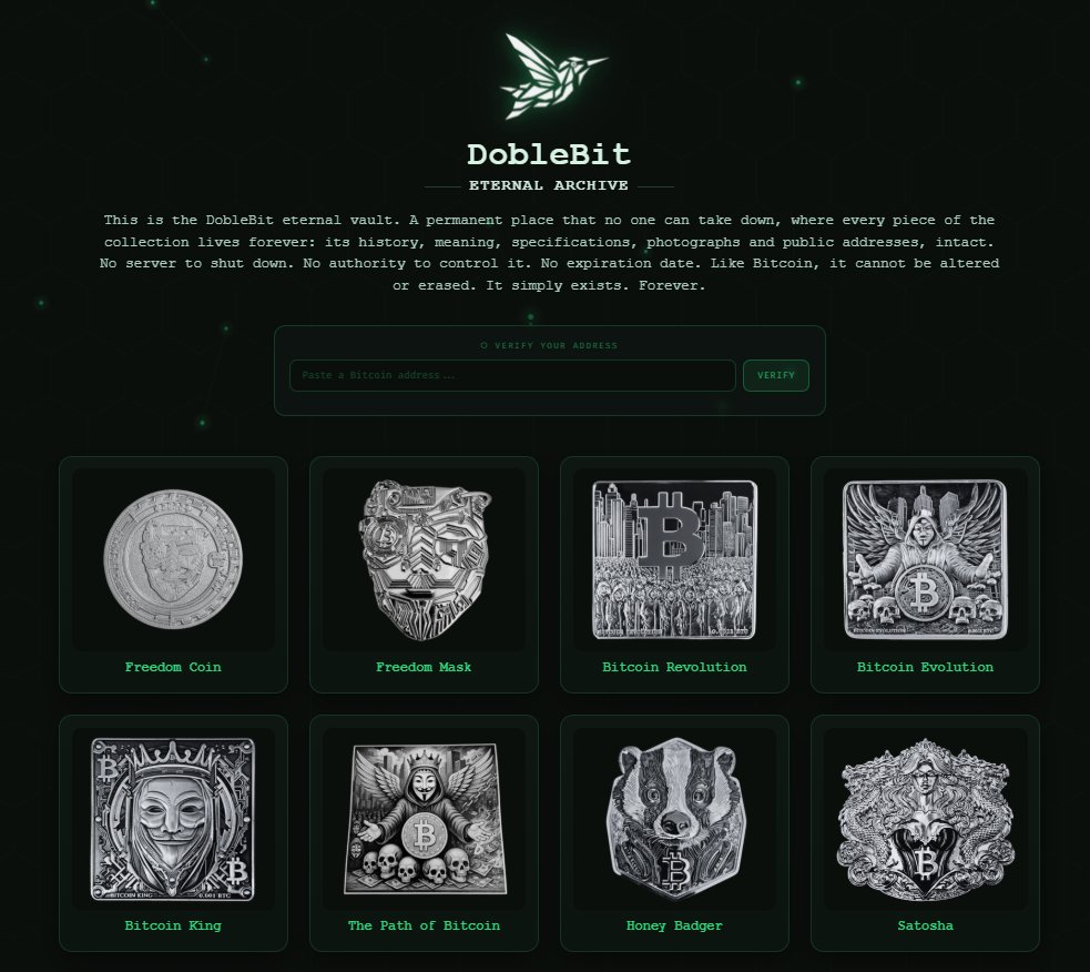 doblebit21's tweet photo. Something new is taking shape deep within the vault.
➡️ https://t.co/MK3ayfVNPx

A capsule is forming in silence, still hidden, still unrevealed… but piece #9 is already in gestation. 🫧

The Eternal Archive keeps growing, piece by piece.
Step inside and see what is taking form.
#doblebit #doblebitvault #doblebiteternal #bitcoin