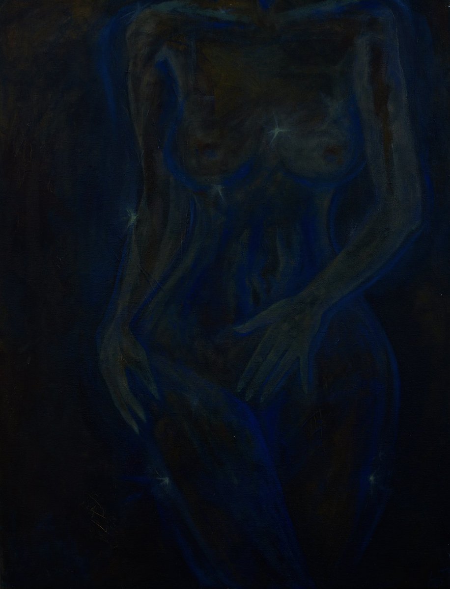 polnayalybvi's tweet photo. A woman’s body dissolves into the Universe. Lyra shimmers on her skin, Vega its radiant heart. Body and sky merge — the soul and stars speak one language. Vega is the inner light every woman carries. ✨

The light of Vega.
5/5
70tez https://t.co/PrBy1KKhd1