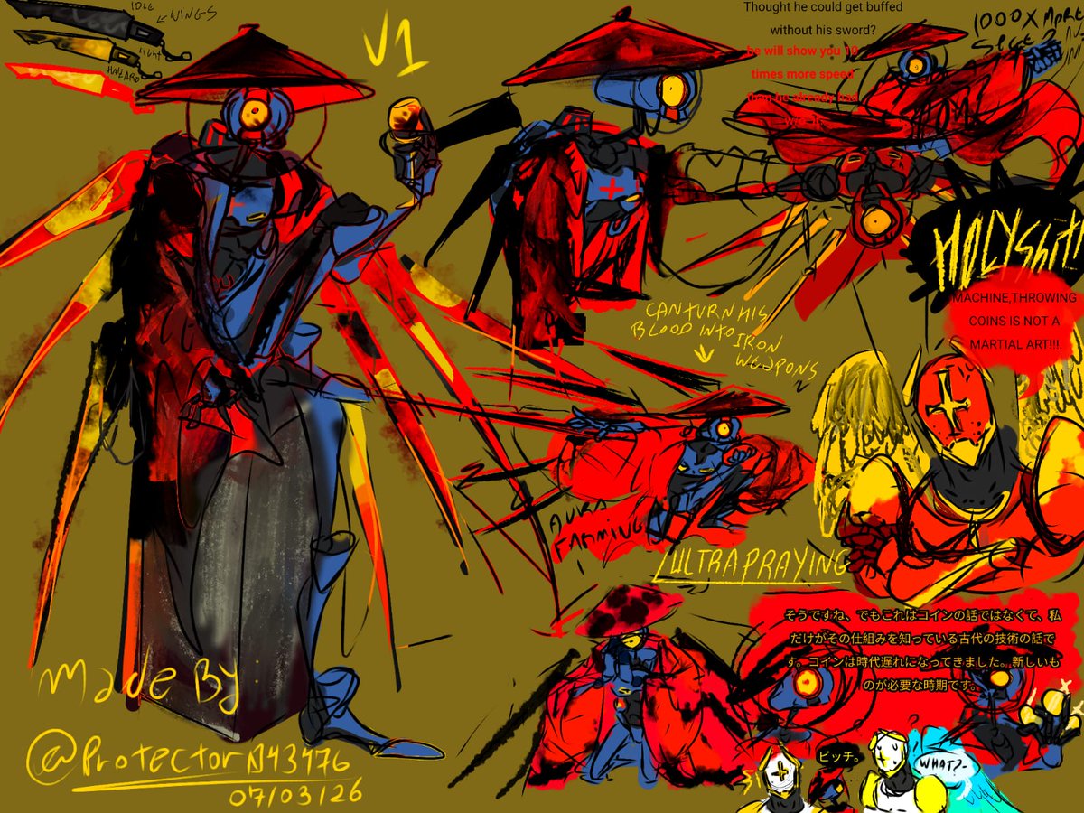 ProtectorO43476's tweet image. Concept 2 #ultrakill #v1 #V1ultrakill #ULTRAKILL #ultrakillfanart