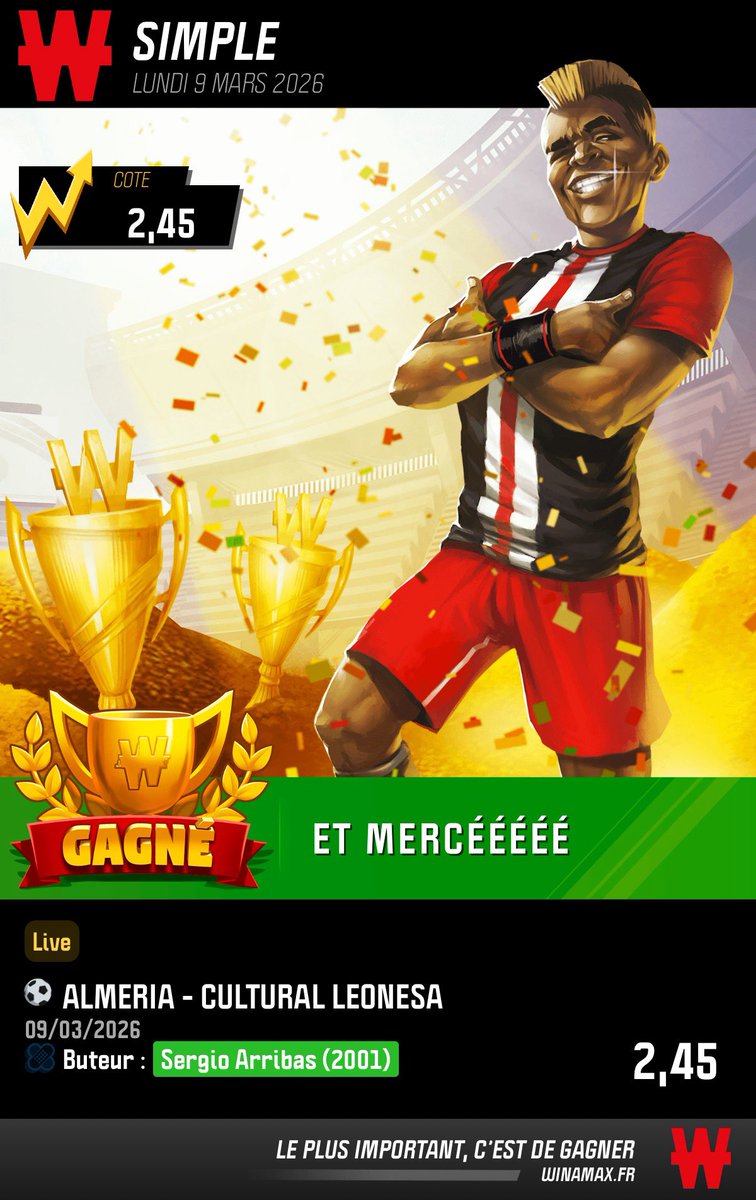 Voilà merci ⁦<a href="/BabouTips/">🍀 BETKING | BABOU</a>⁩ le goat