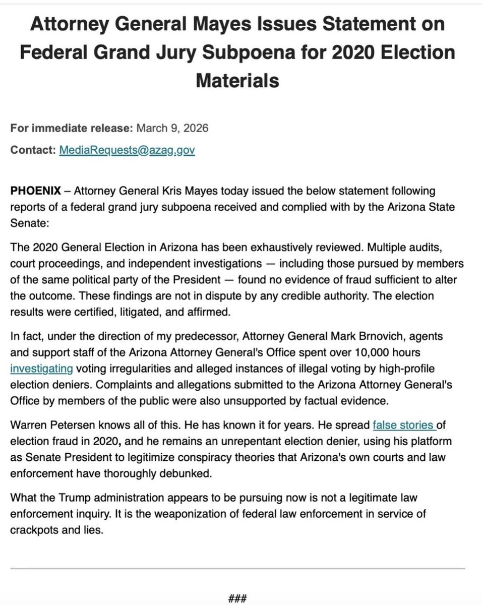 Maricopa County Democratic Party tweet media