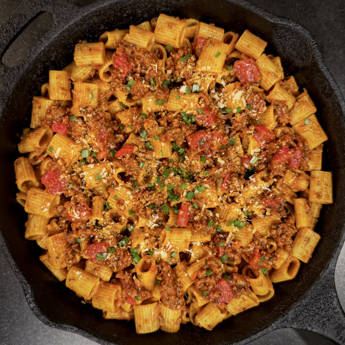hoarse_radish's tweet photo. Mezzi rigatoni with beef ragù in #ElBarrio.

Beef was browned then mirepoix and tomato paste were added before wine and diced tomatoes deglazed the pan. The ragu braised for hours and was served with ridged cylinders that hold ragu on the inside and sauce on the outside.

#foodie https://t.co/jeJ8jpNEKX