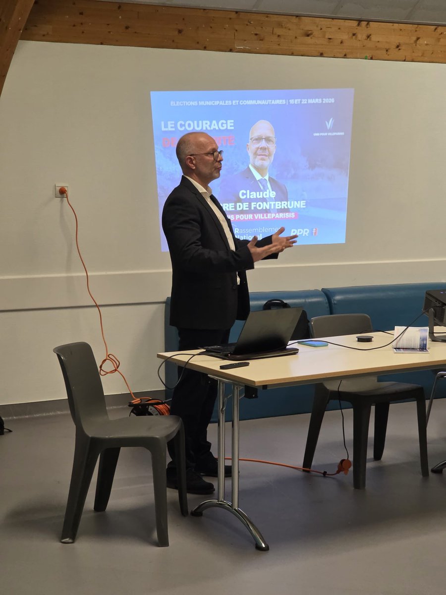 AymericDurox's tweet image. 🔵 Réunion publique à #Villeparisis ce soir avec Claude Sicre de Fontbrune, ancien premier adjoint de la ville UDI qui a rejoint la grande alliance des patriotes et qui présente une belle liste pour remporter cette ville de 27 000 habitants qui s’est malheureusement bien dégradée
