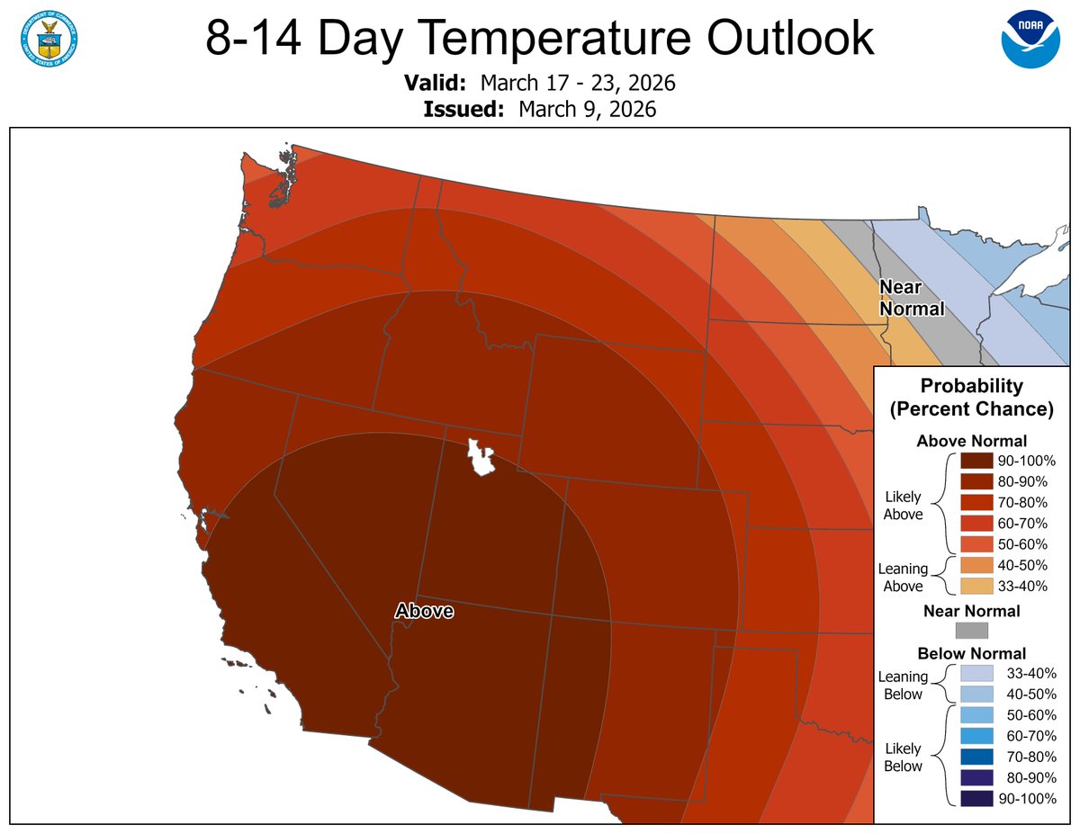 NWS Climate Prediction Center tweet media