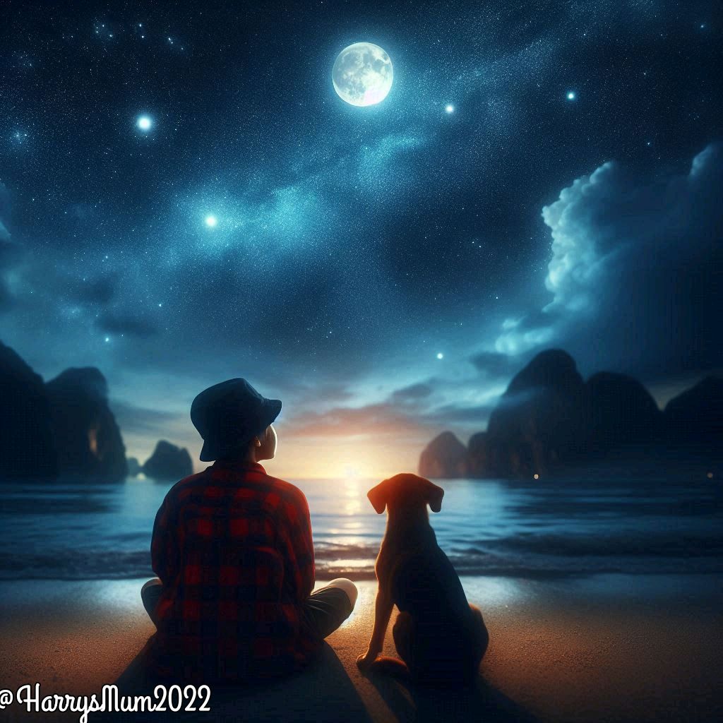 HarrysMum2022's tweet photo. Logging off my lovelies. Sleep well when you go.
Do you wonder what stories the stars would tell if they could speak? On this night, beneath the vast cosmos, take a moment to dream big and aim high. After all, every star was once just a spark. โจ
๐๐ถ๐พ๐๐ xx #aiART #DalleE3 https://t.co/TMA9qtgQD8