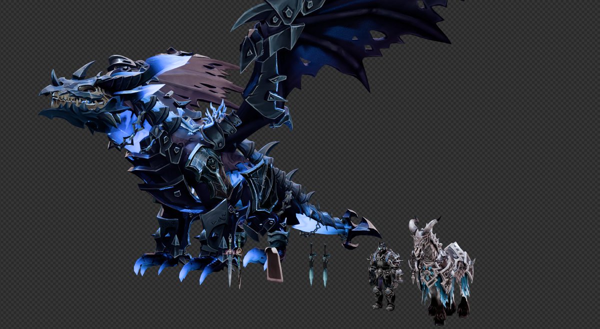 Xun89341809's tweet image. Sometimes I have too many free time for one evening
Finish work/update/etc for Frostwyrm/UndeadHorse and some props for my DK

Ehhh

#worldofwarcraft #wip #deathknight