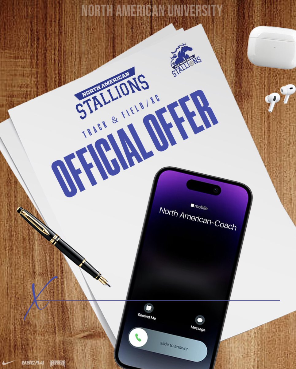 Thrilled and incredibly grateful to receive an official offer from North American University for Track &amp; Field/XC! 🙏 Huge thanks to the coaches for this amazing opportunity. Excited to see what the future holds and ready to compete at all levels! #NAU #TrackandField