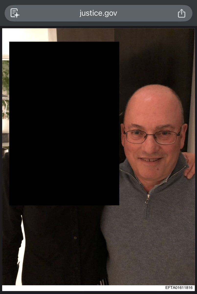 Steve Cohen. Founder of Point72. $35 billion hedge fund. Owner of the NY Mets.

Pictured in the Epstein files with a person whose face is redacted.

The DOJ released the photo. No charges.
