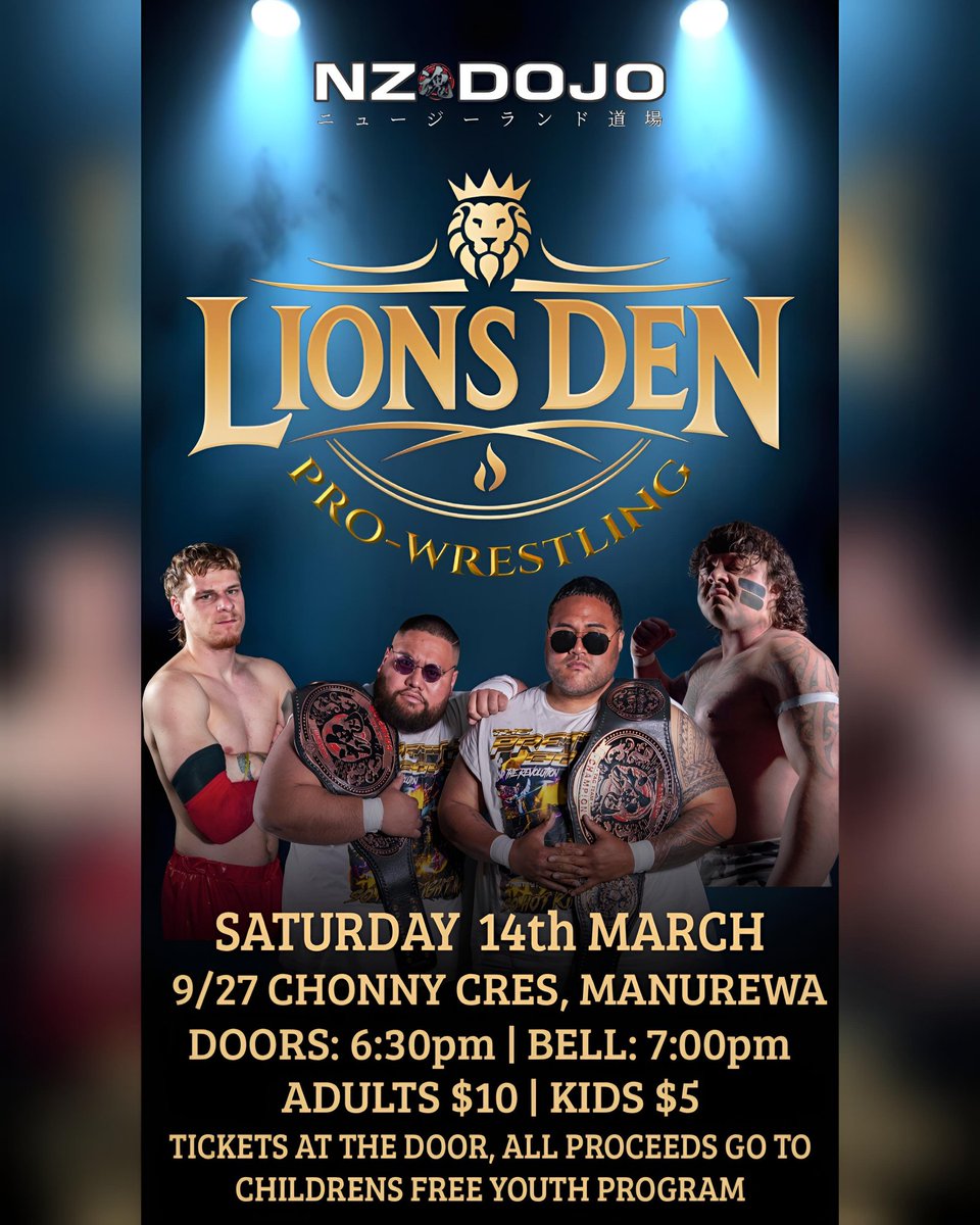 NJPW New Zealand Dojo tweet media