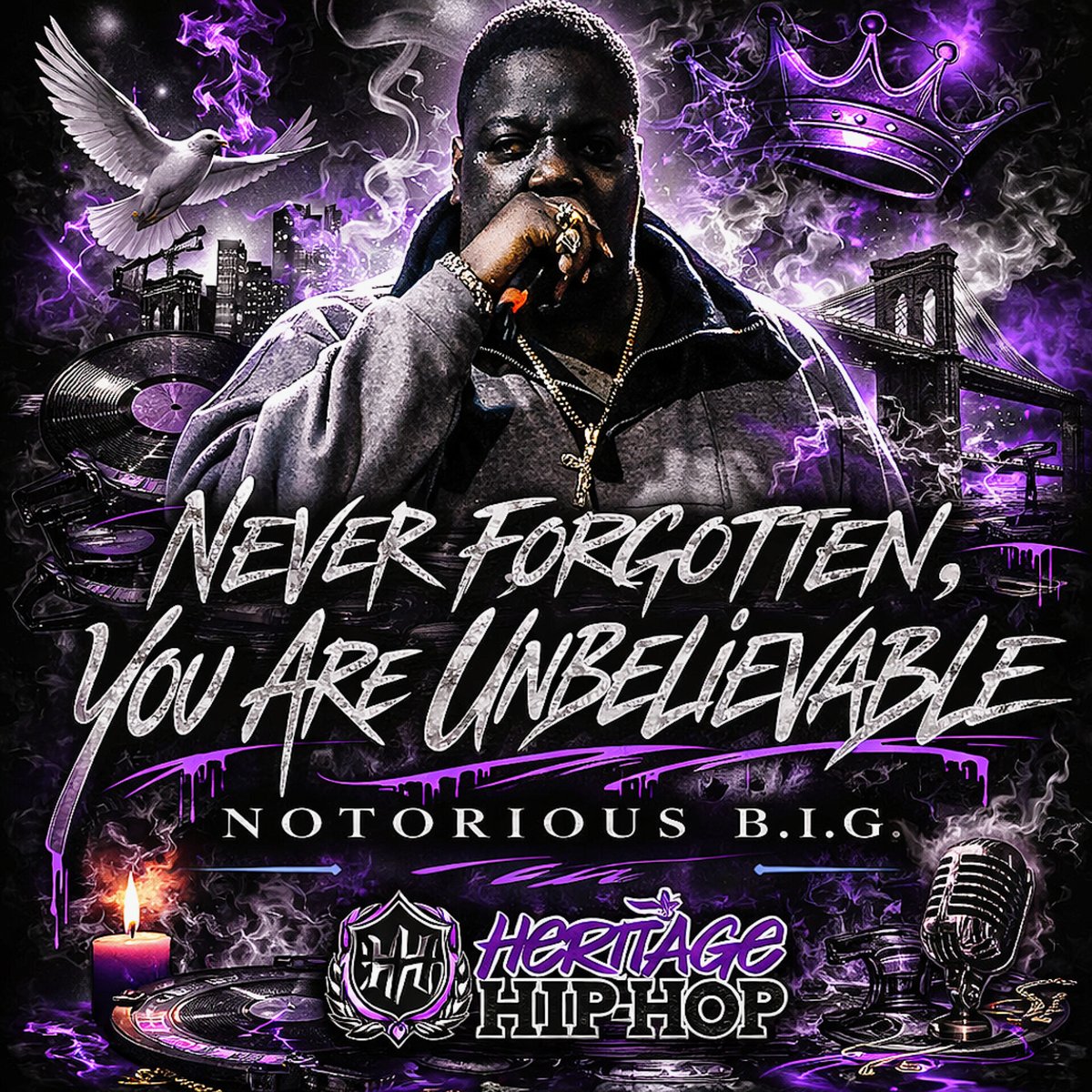 HeritageHipHop's tweet photo. Salute to one of the Greatest Mcs ever. He is more than Hip-Hop to me. He was my example that you didn't have to be clean cut and "Appealing" to be the best. Salute to #thenotoriousbig forever #march9th #brooklyn #hiphopculture https://t.co/DO6xBj1r7K