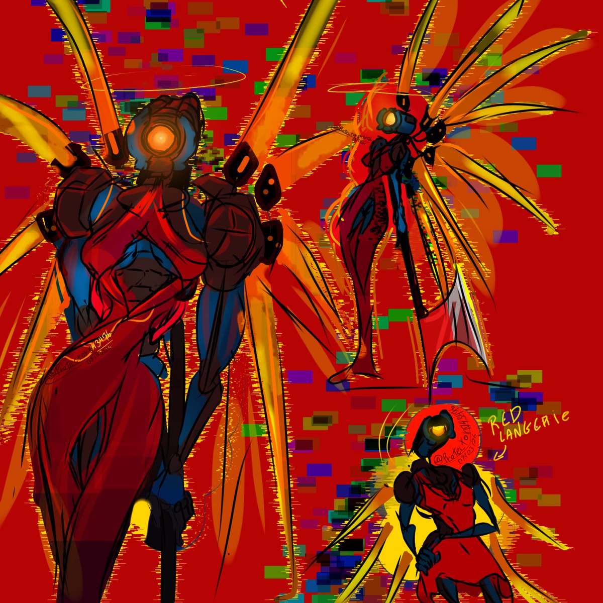 ProtectorO43476's tweet image. A "I just want to talk" is equal to an  "I want to get you brutally killed" once it's delivered from her. Femme V1,I hope you liek it :3 #Ultrakill #ULTRAKILL #V1 #V1ultrakill #fanart #Ultrakillfanart