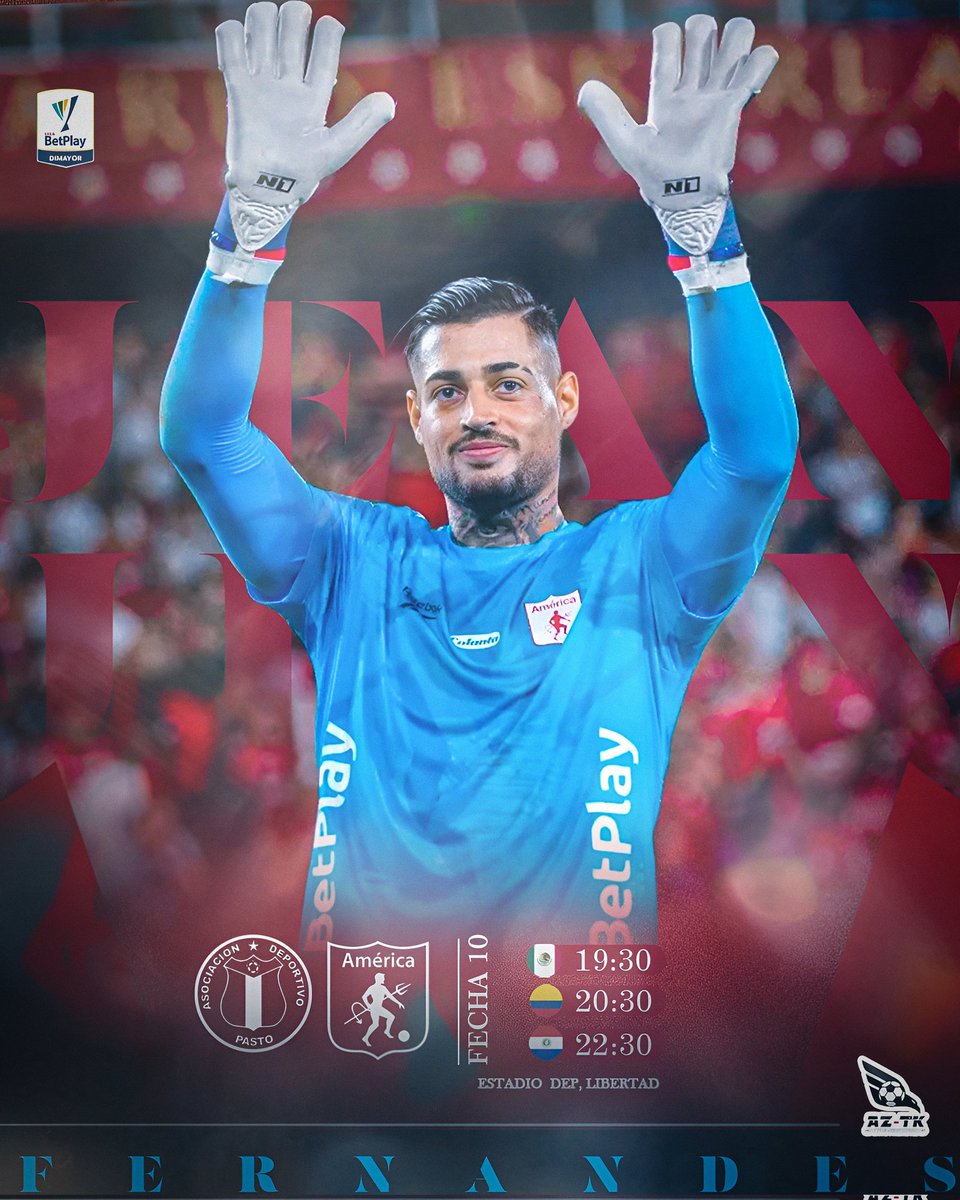 Todo listo para una nueva noche de fútbol.
Jean Fernandes bajo los tres palos ⌛✅⛓️‍💥

#Volaremosjuntos 🦅