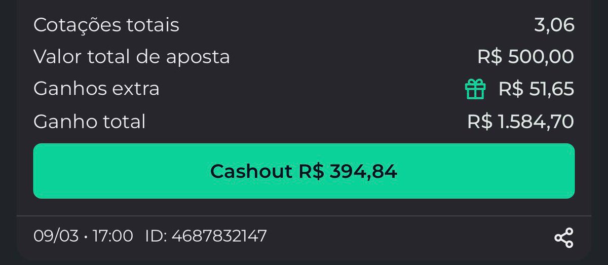 tipstermayara's tweet image. Vamos em busca do 🥇?
Deixe e seu Like e seu RT 🤎🤎

ODD 3.00 Só o Ouro 🌟🌟🌟🌟🌟
0.50% da banca
Link: go.aff.pagol.bet.br/hyp3852j?share…